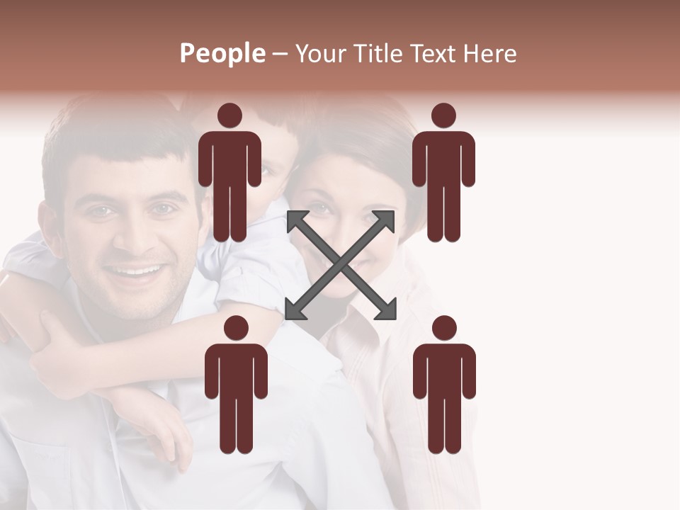 Caucasian Fun Male PowerPoint Template