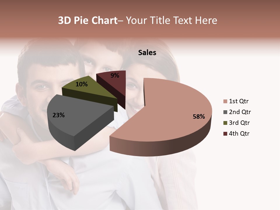 Caucasian Fun Male PowerPoint Template
