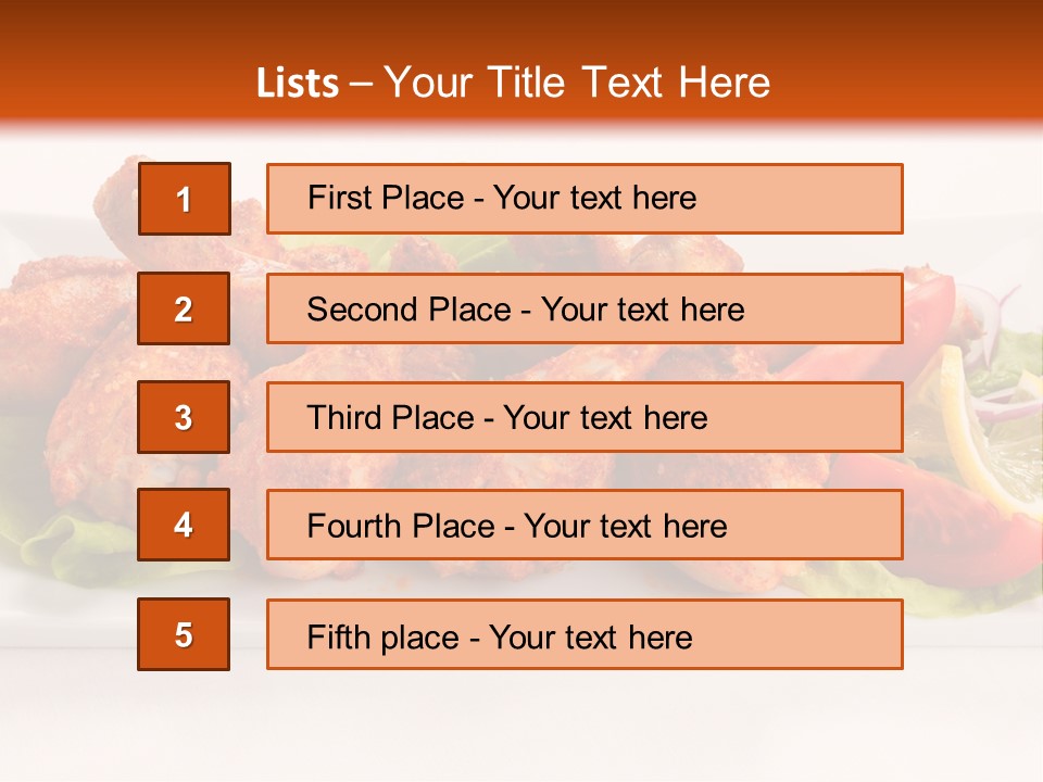 Dish Group Healthy PowerPoint Template