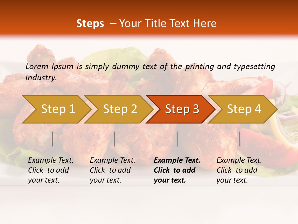 Dish Group Healthy PowerPoint Template