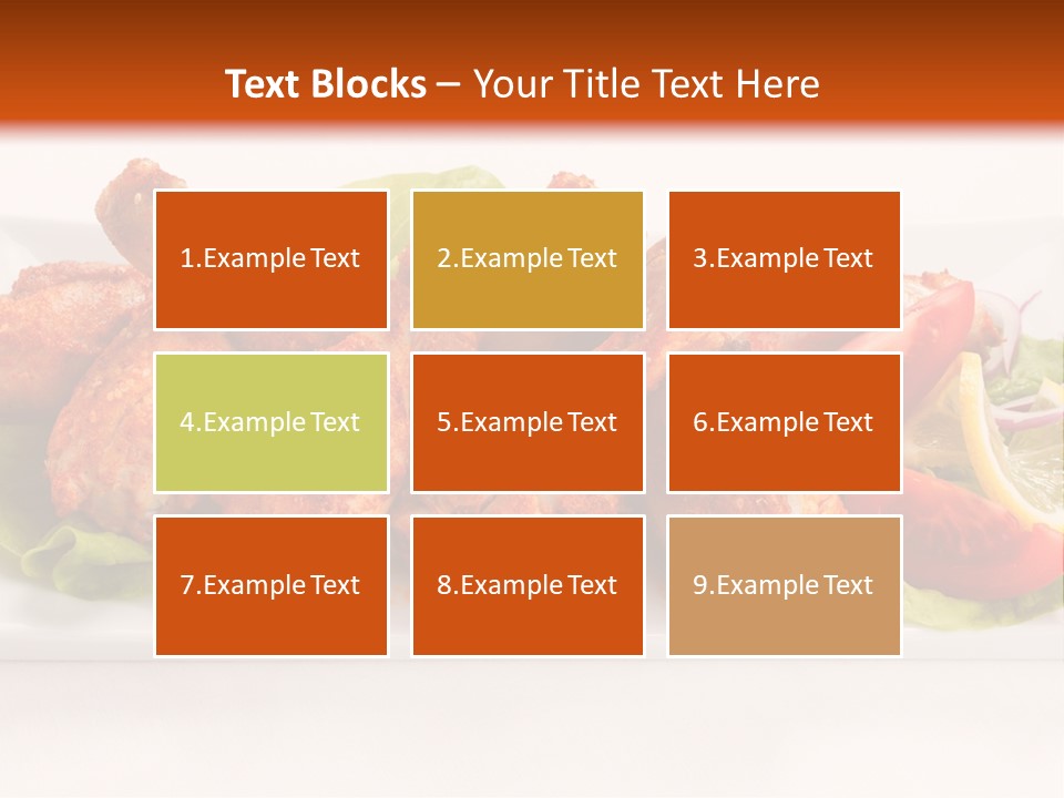 Dish Group Healthy PowerPoint Template
