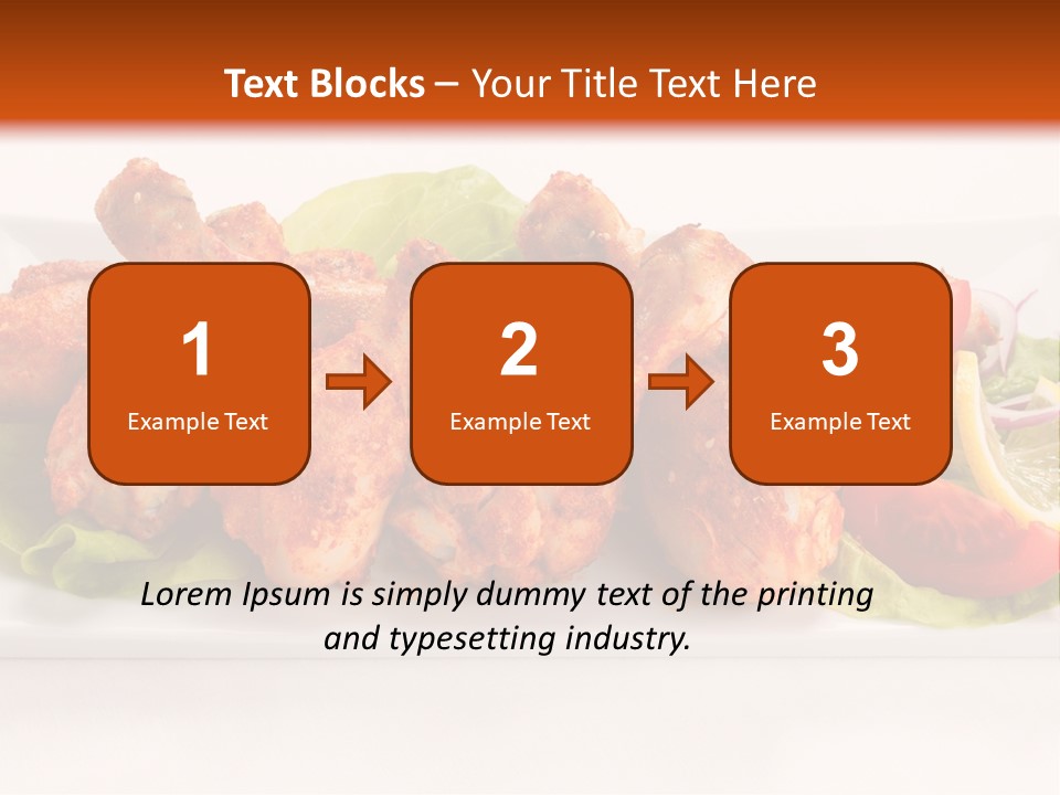 Dish Group Healthy PowerPoint Template