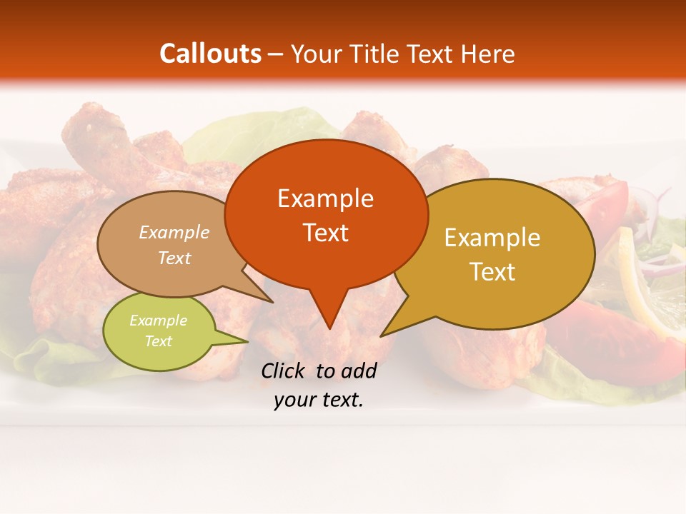 Dish Group Healthy PowerPoint Template