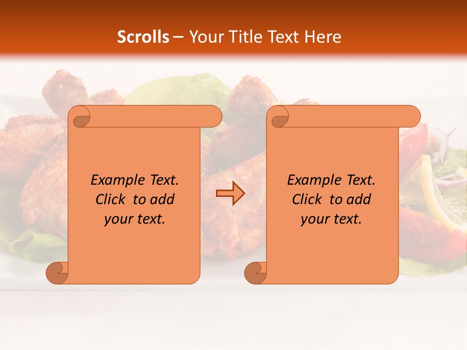 Dish Group Healthy PowerPoint Template