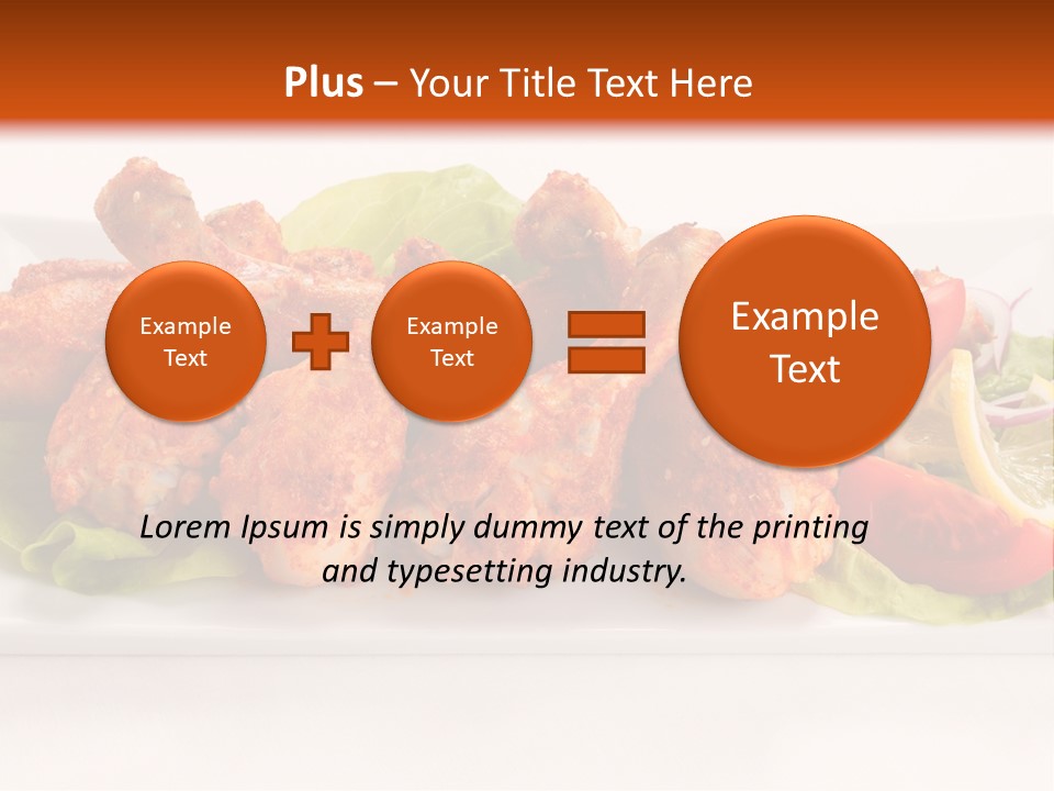 Dish Group Healthy PowerPoint Template