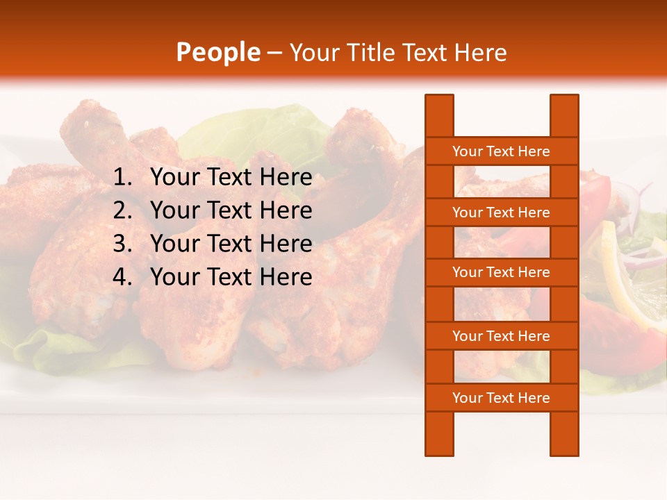 Dish Group Healthy PowerPoint Template