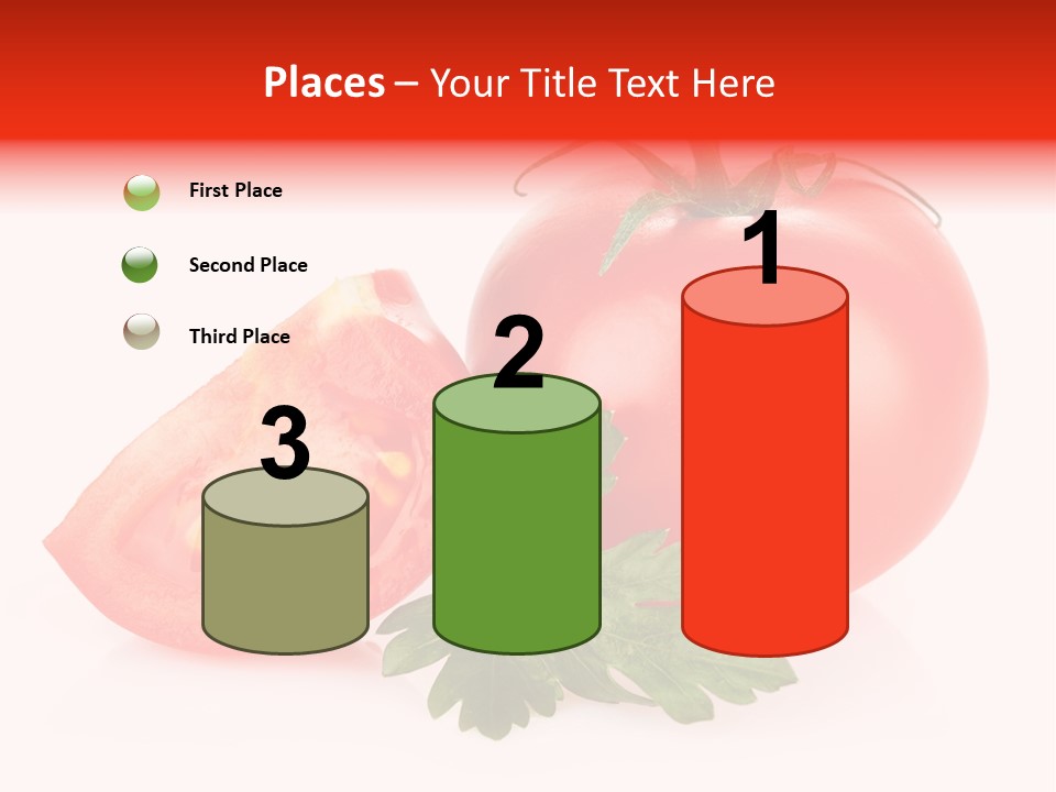 White Parsley Vitamin PowerPoint Template