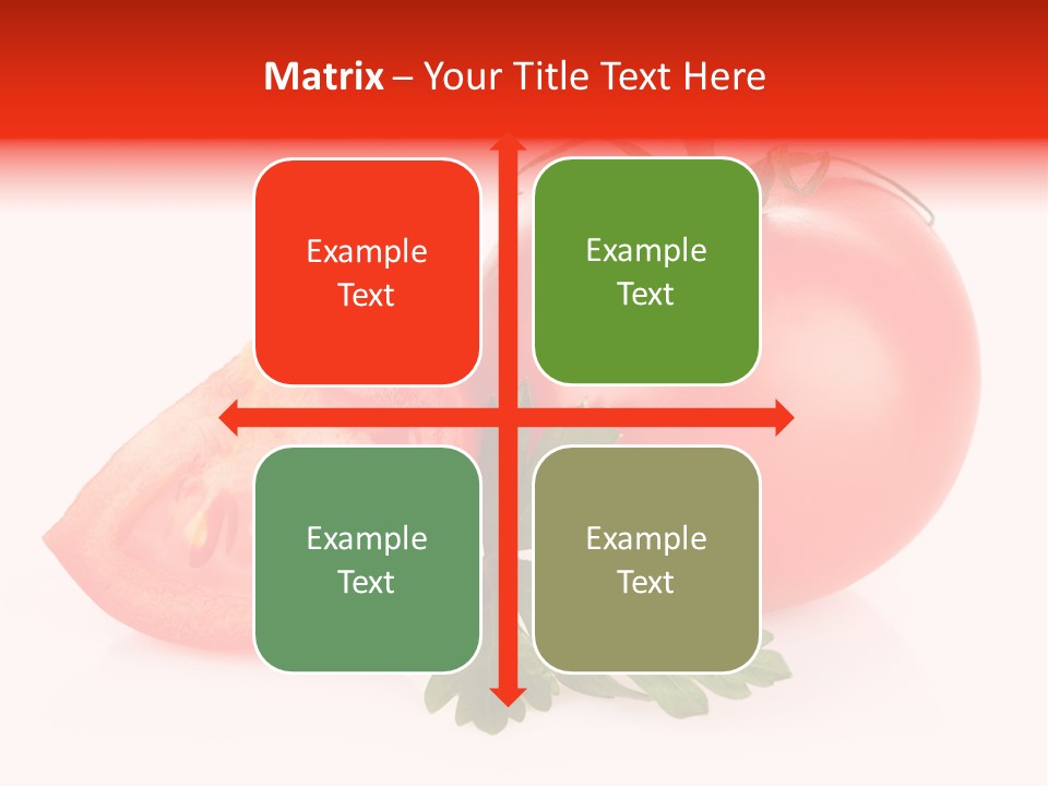 White Parsley Vitamin PowerPoint Template