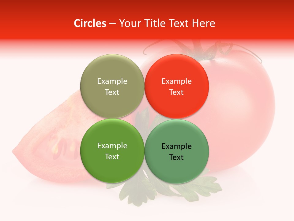 White Parsley Vitamin PowerPoint Template