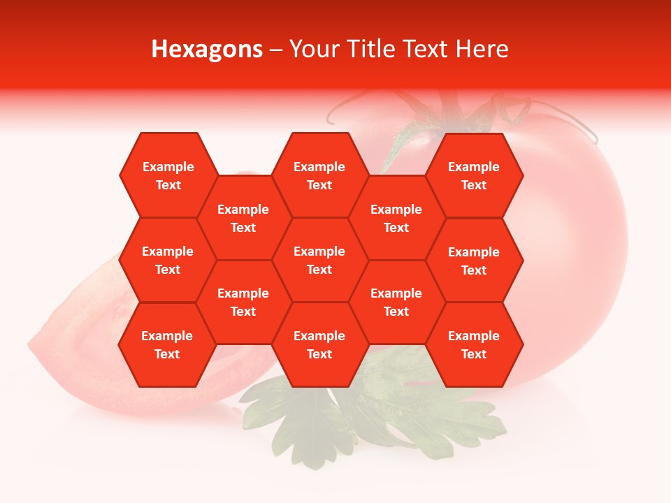 White Parsley Vitamin PowerPoint Template