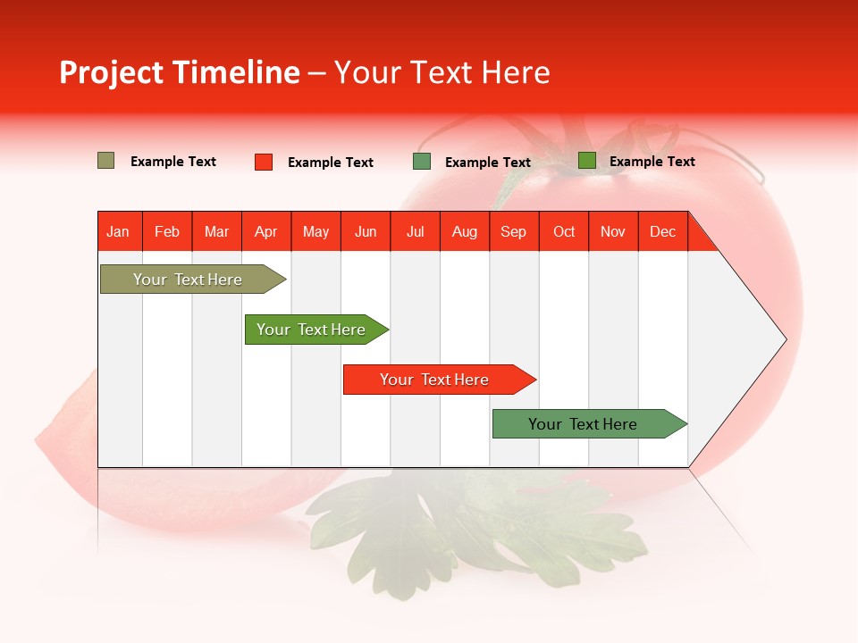 White Parsley Vitamin PowerPoint Template