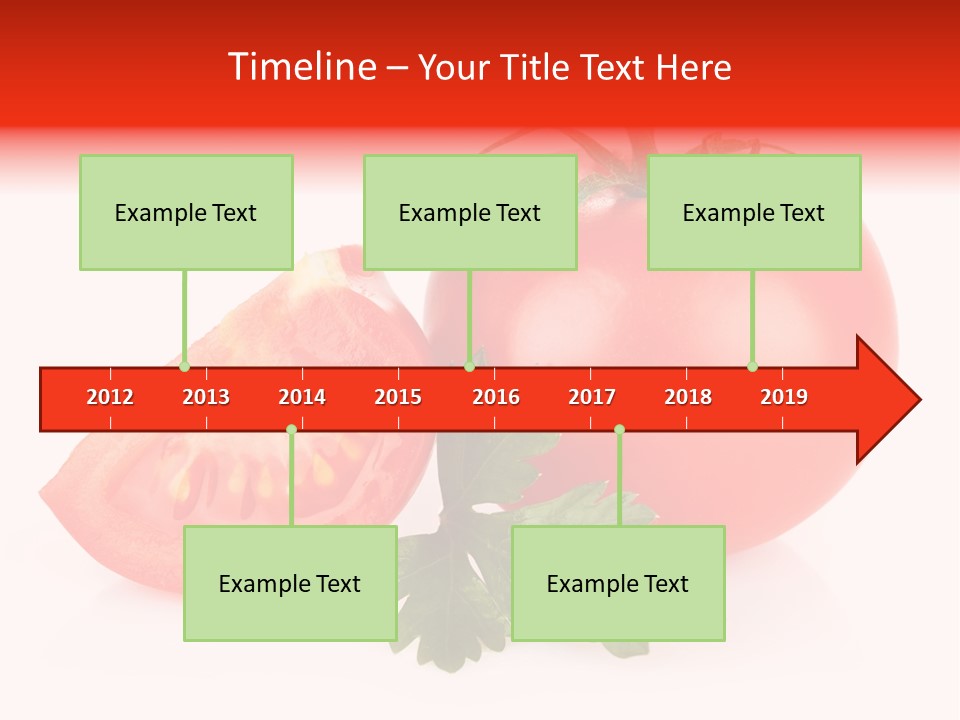 White Parsley Vitamin PowerPoint Template