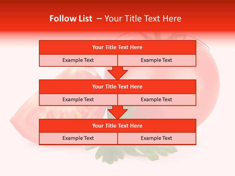 White Parsley Vitamin PowerPoint Template