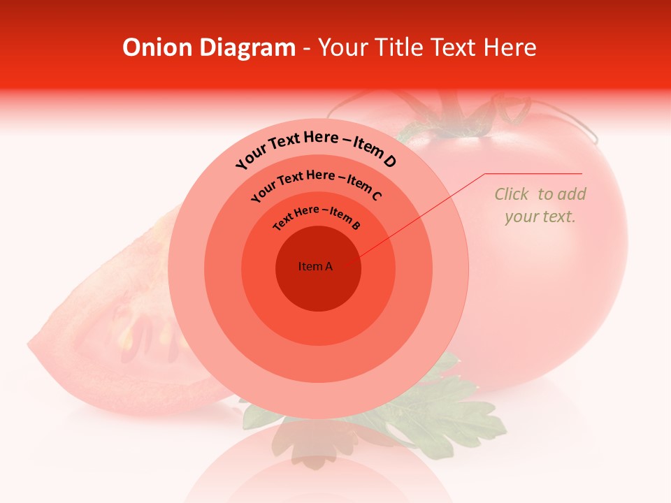 White Parsley Vitamin PowerPoint Template