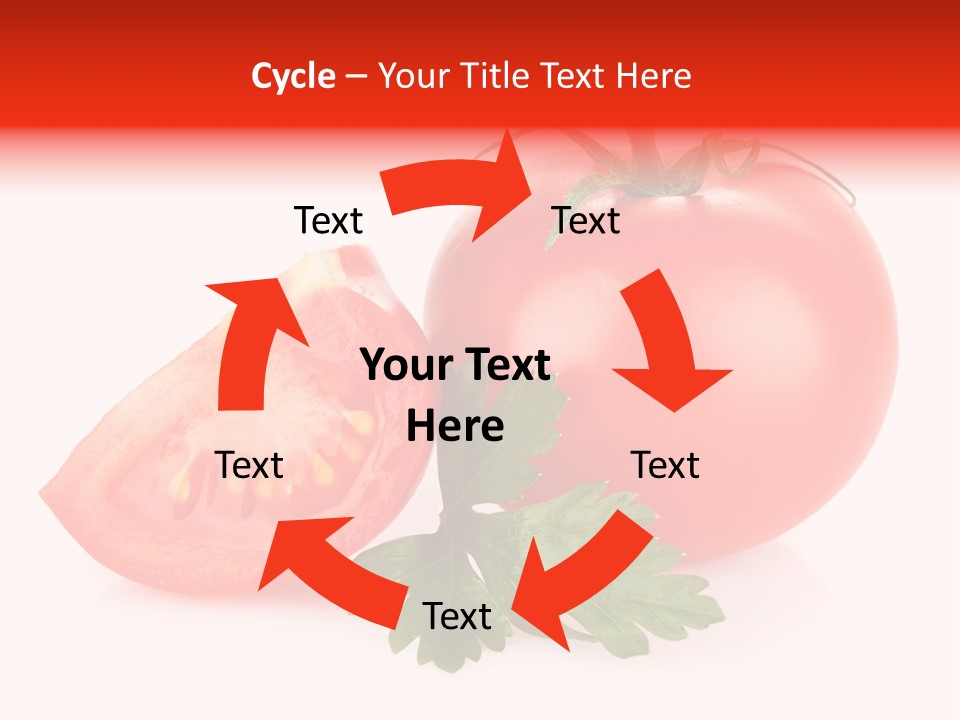 White Parsley Vitamin PowerPoint Template