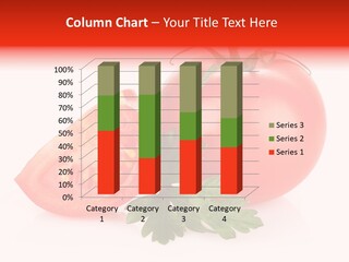 White Parsley Vitamin PowerPoint Template