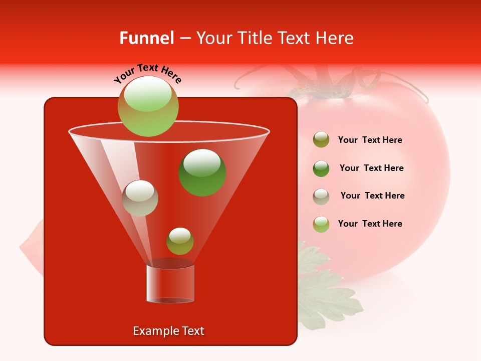 White Parsley Vitamin PowerPoint Template