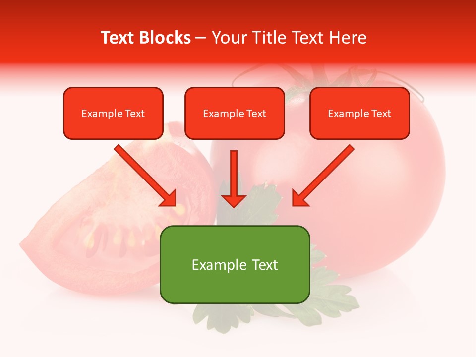 White Parsley Vitamin PowerPoint Template