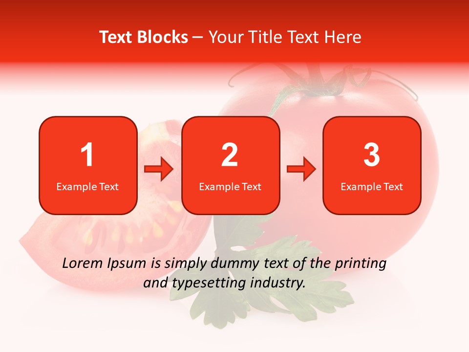 White Parsley Vitamin PowerPoint Template