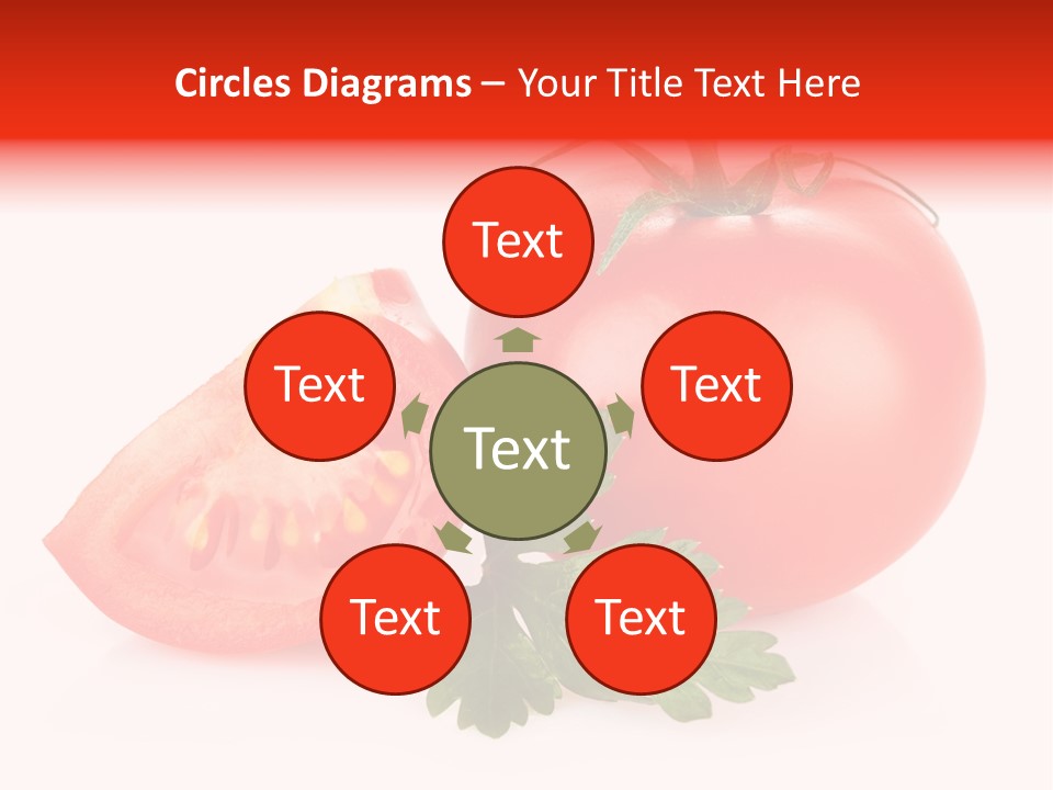 White Parsley Vitamin PowerPoint Template