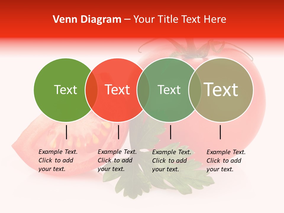 White Parsley Vitamin PowerPoint Template
