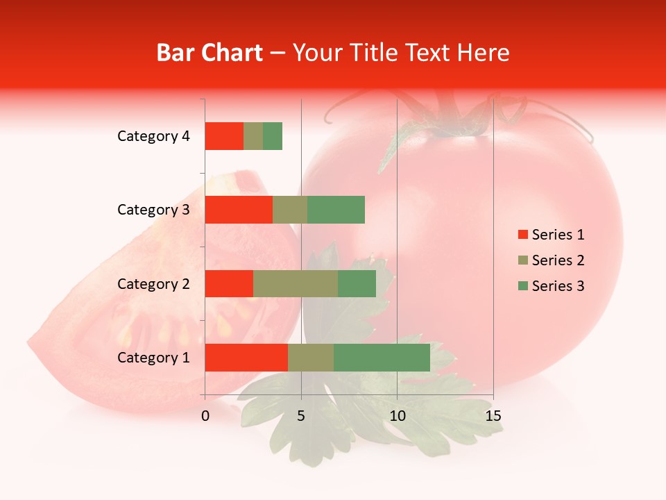 White Parsley Vitamin PowerPoint Template