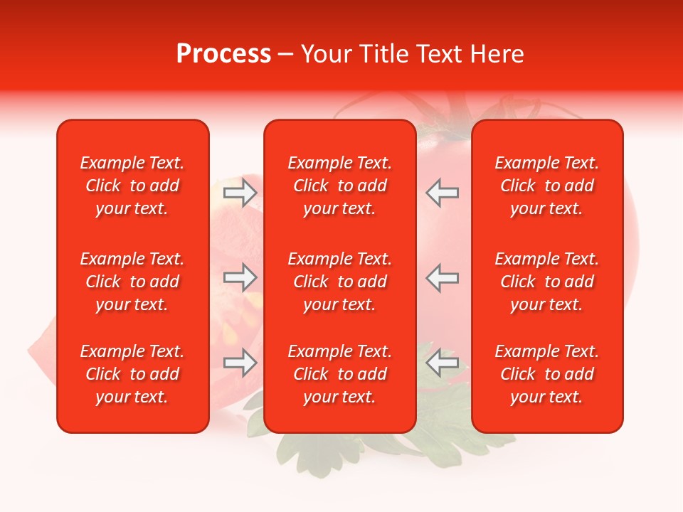 White Parsley Vitamin PowerPoint Template