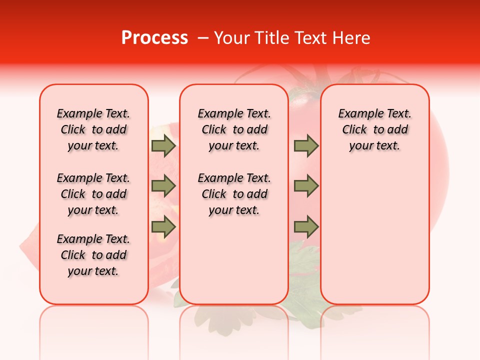 White Parsley Vitamin PowerPoint Template
