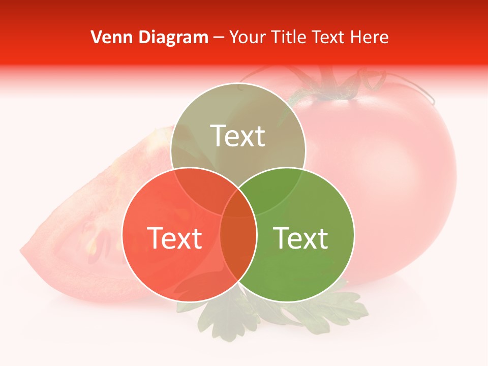 White Parsley Vitamin PowerPoint Template