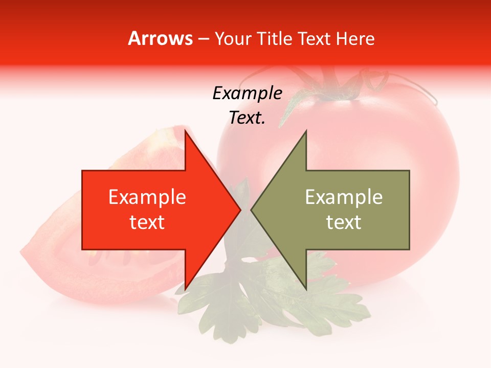 White Parsley Vitamin PowerPoint Template