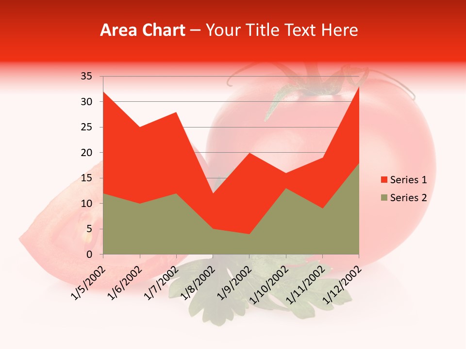 White Parsley Vitamin PowerPoint Template