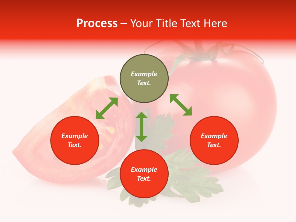 White Parsley Vitamin PowerPoint Template