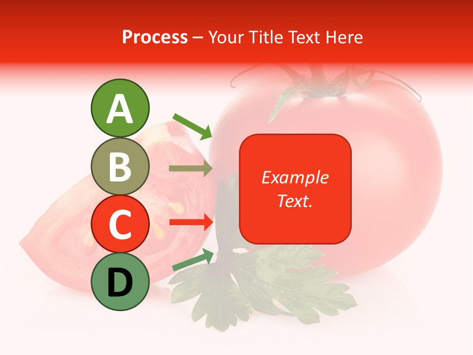 White Parsley Vitamin PowerPoint Template