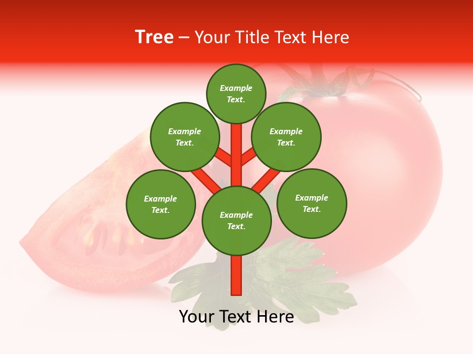 White Parsley Vitamin PowerPoint Template
