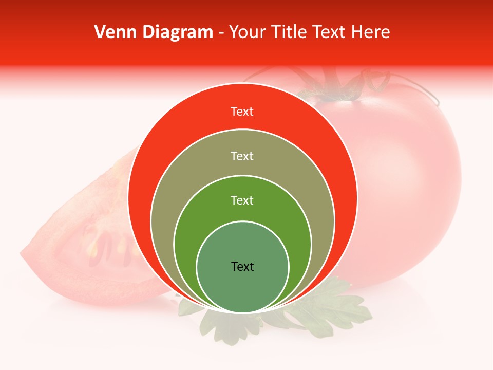 White Parsley Vitamin PowerPoint Template