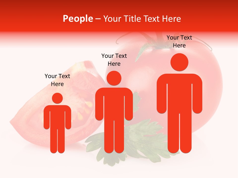 White Parsley Vitamin PowerPoint Template