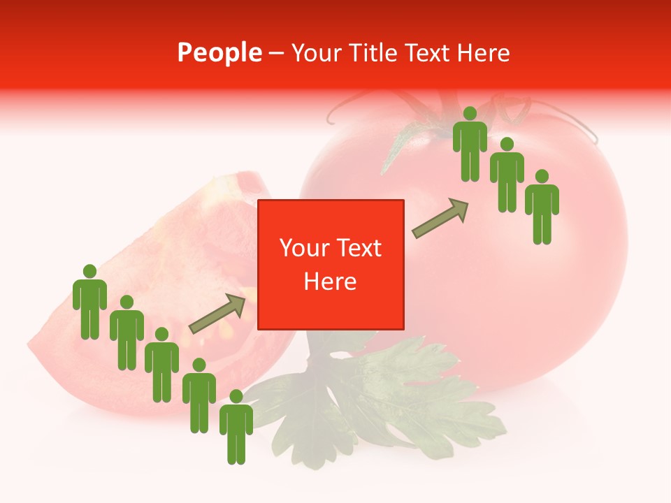 White Parsley Vitamin PowerPoint Template