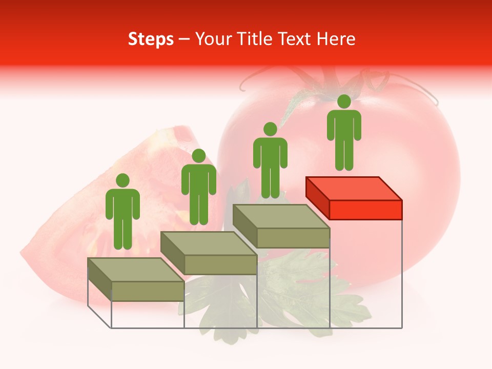 White Parsley Vitamin PowerPoint Template