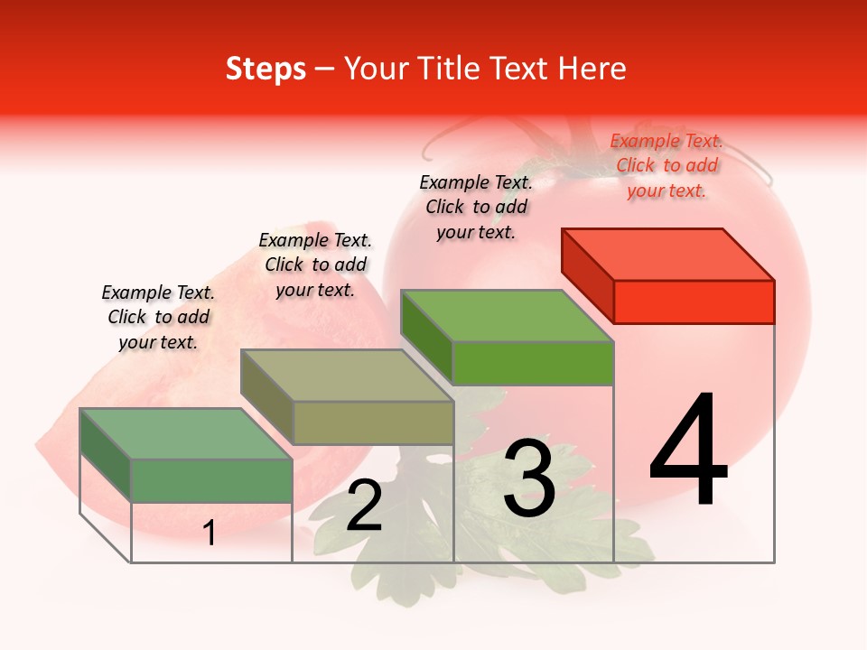 White Parsley Vitamin PowerPoint Template