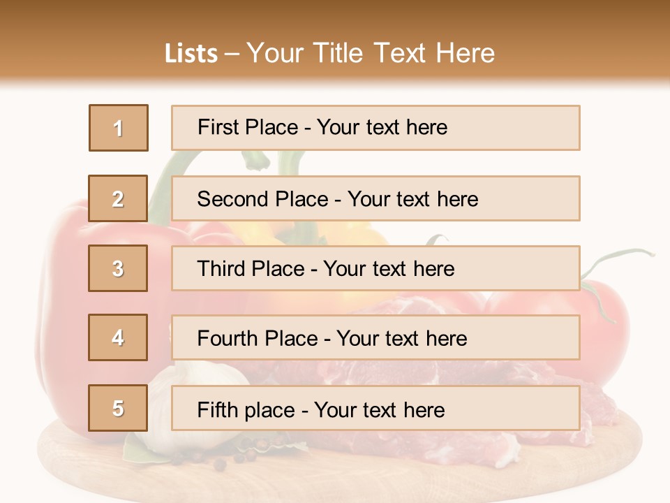 Healthy Life Fresh PowerPoint Template