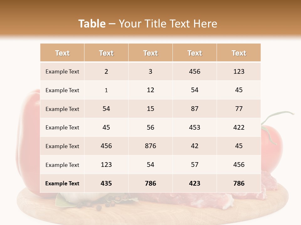 Healthy Life Fresh PowerPoint Template