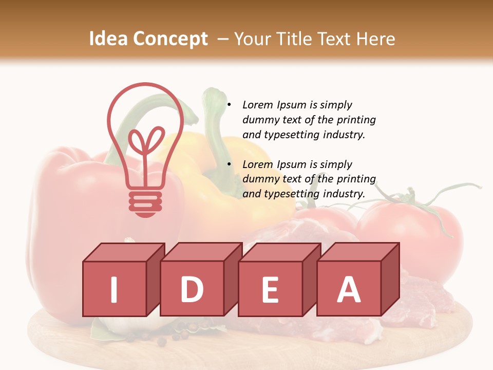 Healthy Life Fresh PowerPoint Template