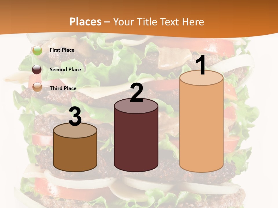 Sesame Onion Burger PowerPoint Template