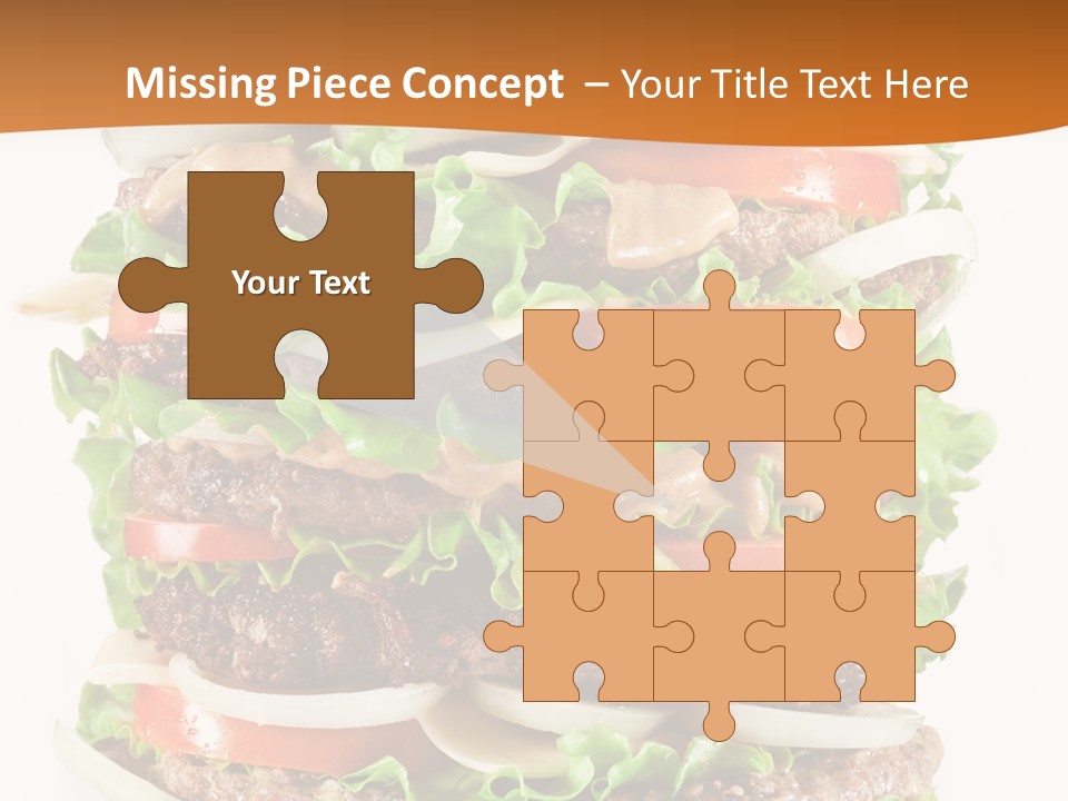 Sesame Onion Burger PowerPoint Template