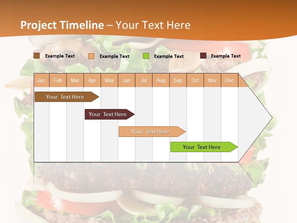 Sesame Onion Burger PowerPoint Template