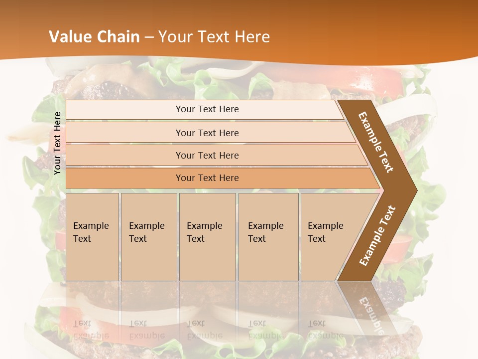 Sesame Onion Burger PowerPoint Template