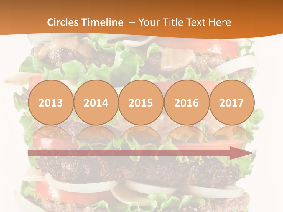 Sesame Onion Burger PowerPoint Template