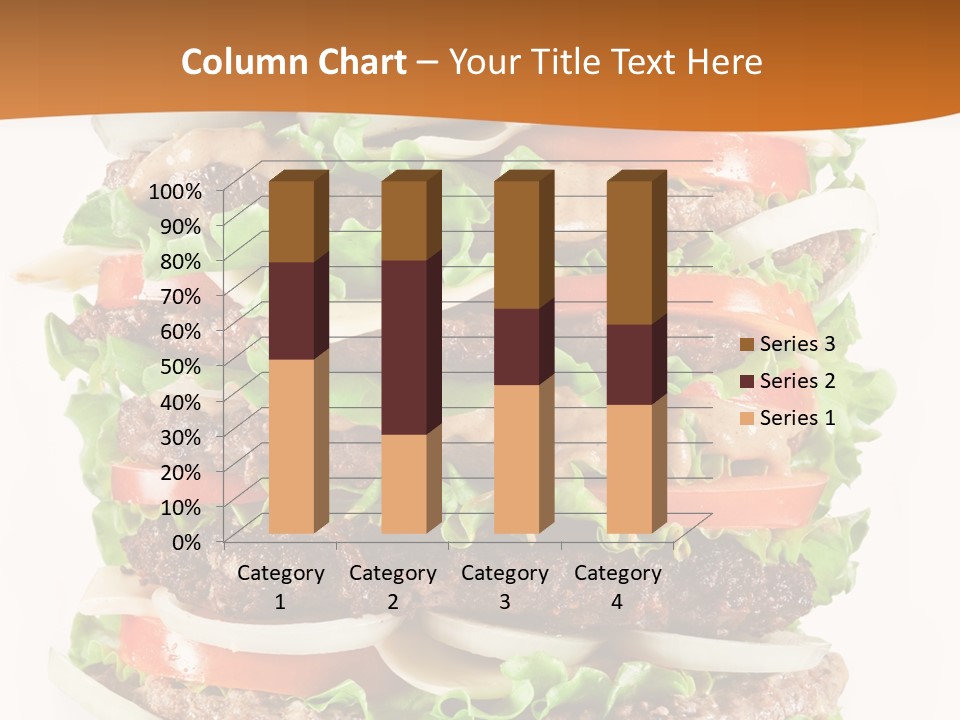 Sesame Onion Burger PowerPoint Template