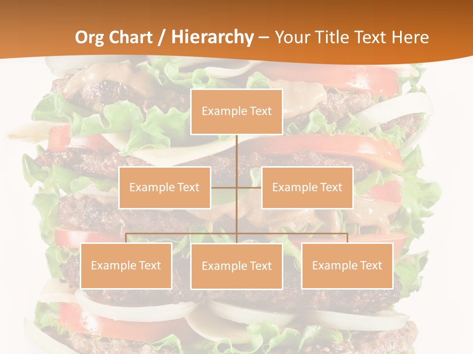 Sesame Onion Burger PowerPoint Template