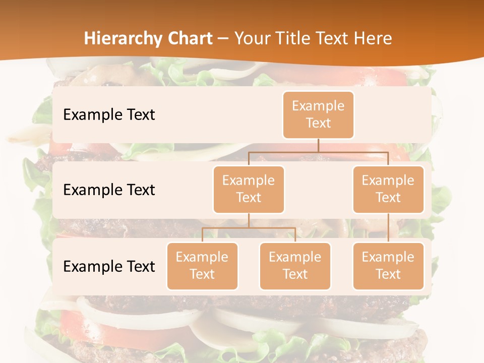 Sesame Onion Burger PowerPoint Template